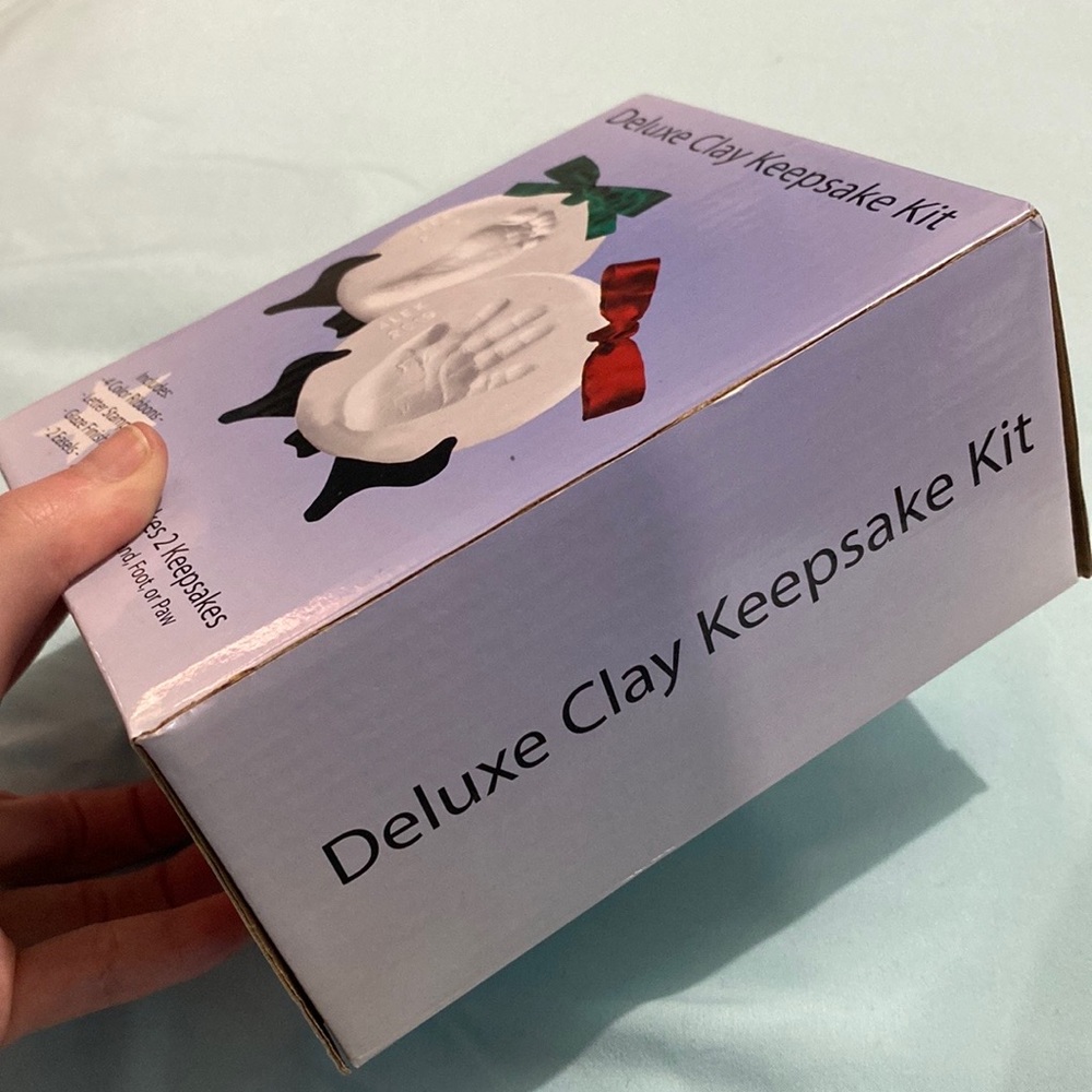 NWT - baby/toddler/pet clay keepsake kit